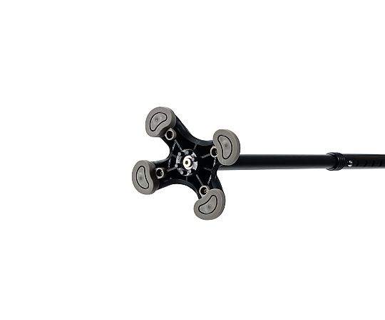 60-2928-66 バンブーステッキオフセット多点杖 ブラック 104870 【AXEL