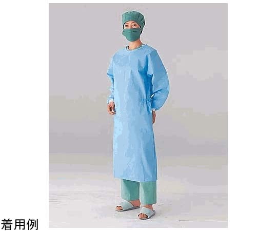 60-2988-08 サージカルガウン L HLG-103S 25袋×2箱入 ZLG3-103S 【AXEL