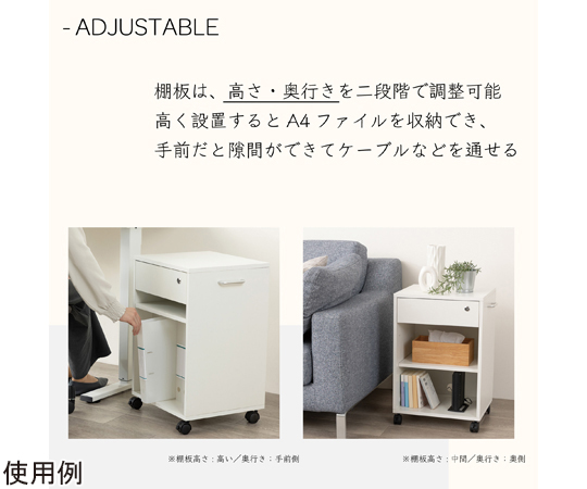gokko★送料込み★★丸穴引き出し付き木製キャスターワゴン① gokko様専用☆送料込み丸穴引き出し付き木製キャスターワゴン①