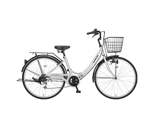 60-3134-89 26型 折りたたみ式自転車（シルバー） EA986YD-1B 【AXEL