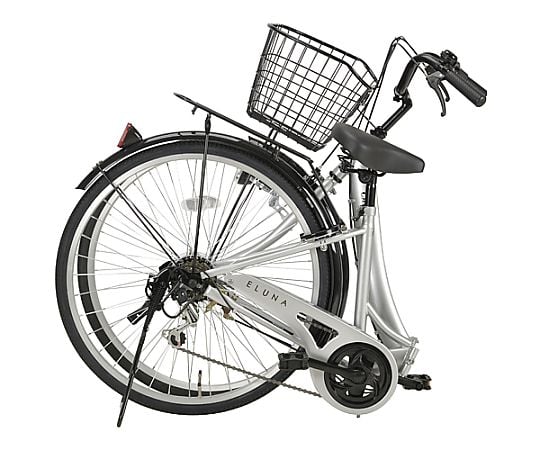 60-3134-89 26型 折りたたみ式自転車（シルバー） EA986YD-1B 【AXEL