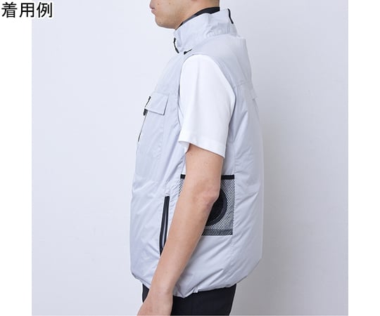60-3239-86 COOLFIX PLT2 エアー ベスト [服地のみ] ホワイト L