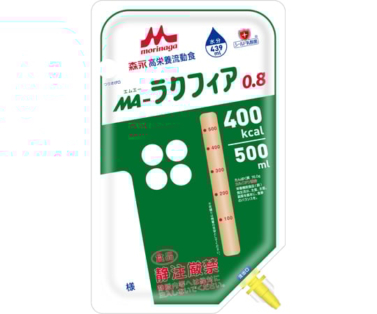食品流通 60-3256-92 高栄養流動食 MA-ラクフィア0.8バッグ 1箱（16袋入