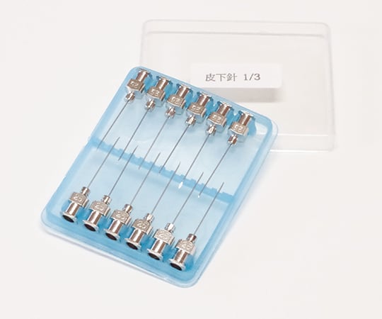 60-3273-15 理化学実験用 ステンレス注射針 皮下針1/3 25G×23mm 1