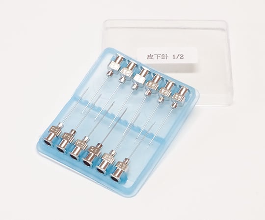 60-3273-14 理化学実験用 ステンレス注射針 皮下針1/4 27G×20mm 1