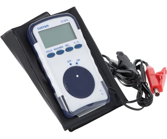 60-3282-56 空調用 2点計測デジタル温度計 CT-675 【AXEL】 アズワン