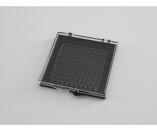 60-3282-97 半黒透明 85×85×12mm ゲルベース トレイ 30個