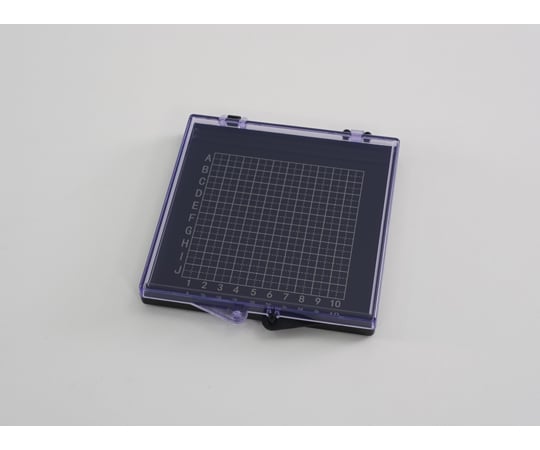 60-3283-08 ABS静電気防止チップトレイ 85×85×12mm ゲルベース
