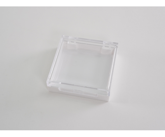 60-3283-30 半白透明（上部粘着） 80×80×24mm ゲルベース トレイ 30個