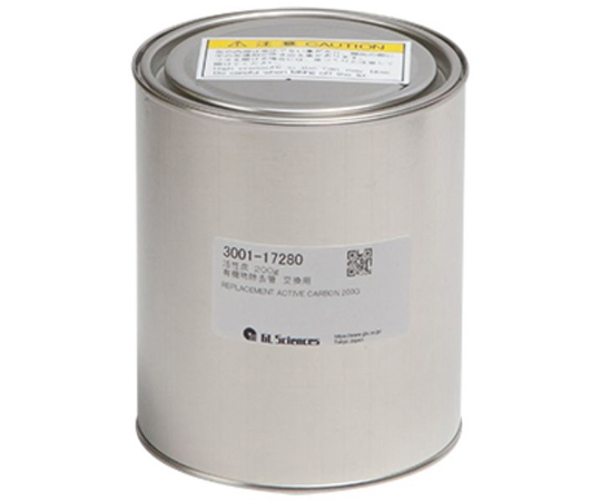 60-3358-05 有機物除去管 交換用活性炭 200g 【AXEL】 アズワン