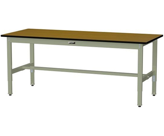 60-3772-50 軽量作業台 耐荷重200kg 高さ調整式 ポリエステル天板
