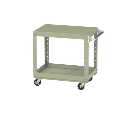 耐荷重40kg 超美品/スチール製のため頑丈】キャスター付きワゴン 60-3784-39 スチール製ワゴン スペシャルワゴン キャスター付 オープン