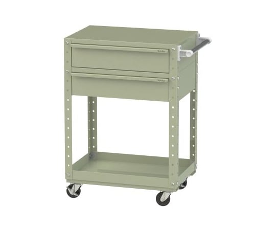 60-3785-16 スチール製ワゴン スペシャルワゴン キャスター付 深型2段