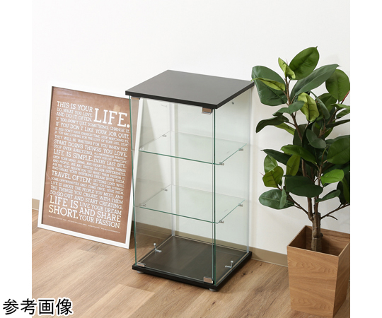 60-4105-98 ガラスコレクションケース（クリア）3段 TMG-G132 98881