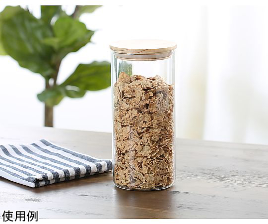60-4108-58 木蓋耐熱キャニスター1300mL 1箱（6個入） 37767 【AXEL