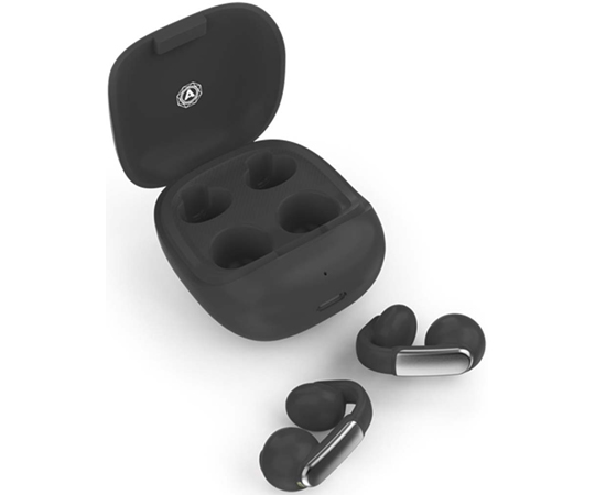 60-4120-29 イヤーカフ型 完全ワイヤレスイヤホン マースブラック