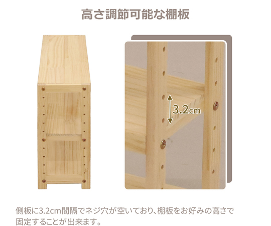 60-4171-62 ミニパインラック 600×2個セット HZMR-600×2pcs 【AXEL