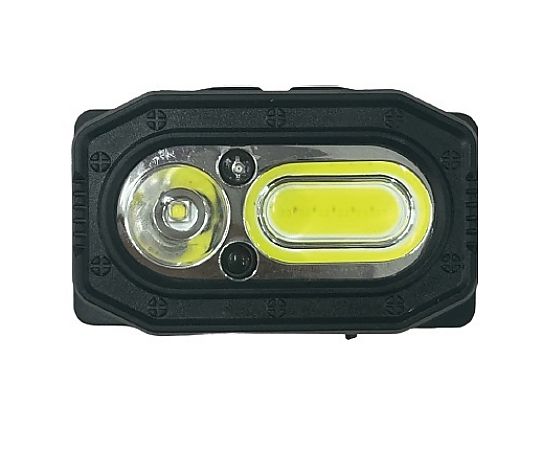 60-4383-61 充電式ヘッドライト 300lm HX10LT-042BK 【AXEL】 アズワン