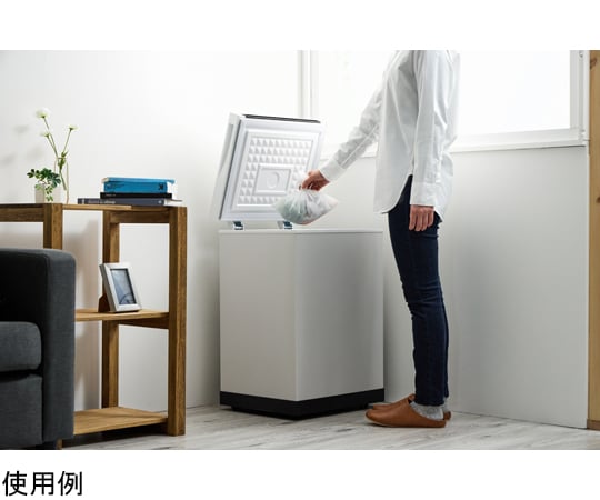 60-4422-18 冷やすゴミ箱 CLEANBOX-L（ホワイト） SCB-040-WH 【AXEL