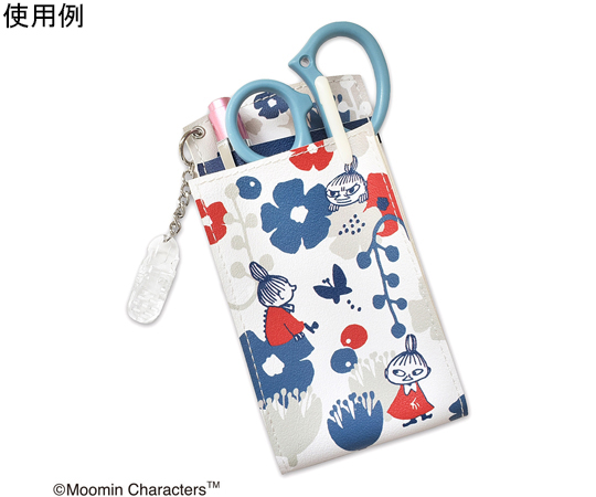 60-5663-03 ムーミン胸ポケット用ペンケースKUKKIAネイビー ST-CNM0012