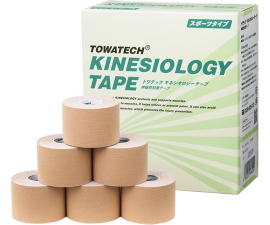 60-5667-11 キネシオロジーテープ スポーツタイプ 5cm×5m 6巻入 000