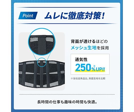 60-5740-47 メディエイド サポーター しっかりガード 腰 EXハード L