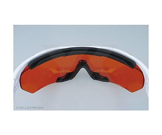 60-5749-26 レーザー光用遮光一眼形めがね CO2C ロータイプ CE YL-780