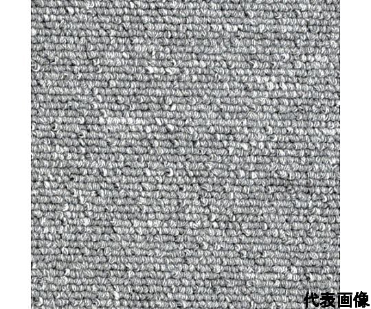 60-5824-39 日本製タイルカーペット グレー 50×50cm STC-02 【AXEL