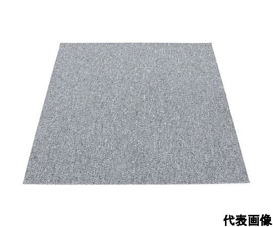 60-5824-39 日本製タイルカーペット グレー 50×50cm STC-02 【AXEL