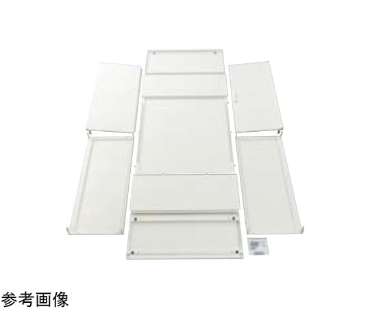 てる政  65冊 60-6126-68 システム収納SSNシリーズ（両開き型） W900×D450×H750