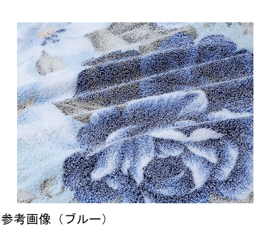 60-6222-13 泉大津産 花柄おぼろ調プリントタオルケット 1枚