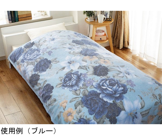 【専用出品】アズレン系タオルセット（1） 60-6222-13 泉大津産 花柄おぼろ調プリントタオルケット 1枚
