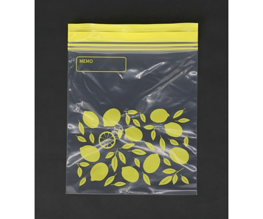 60-6327-19 LIFELEX 抗菌ダブルジッパーバッグ M 厚手 50枚入 透明