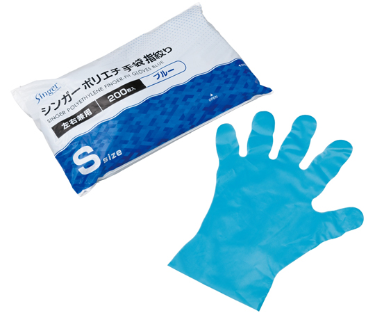シンガーポリエチ手袋指絞り 200枚入×30袋 LPE0140シリーズ 宇都宮製作