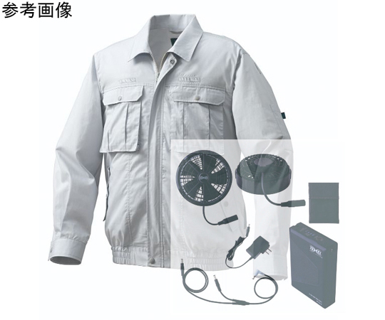 空調服Ⓡ 制電長袖ブルゾン(フルハーネス対応)（ウェア、休止フック2個