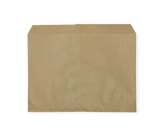 60-6688-21 耐油平袋 ニュー耐油耐水紙袋 平袋 未晒F-小 1ケース（500