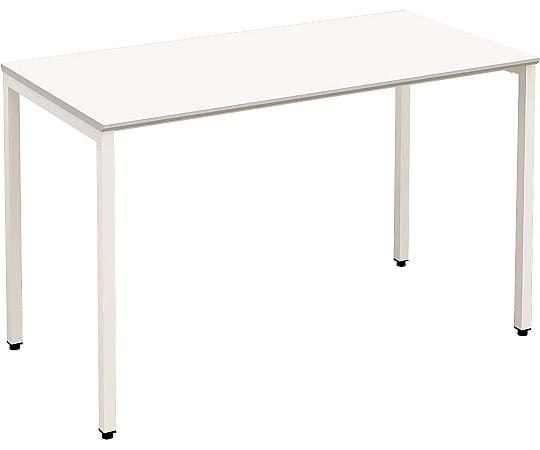 60-6727-63 LPTコンパクトテーブル 1200×600 ホワイト/ホワイト 【AXEL