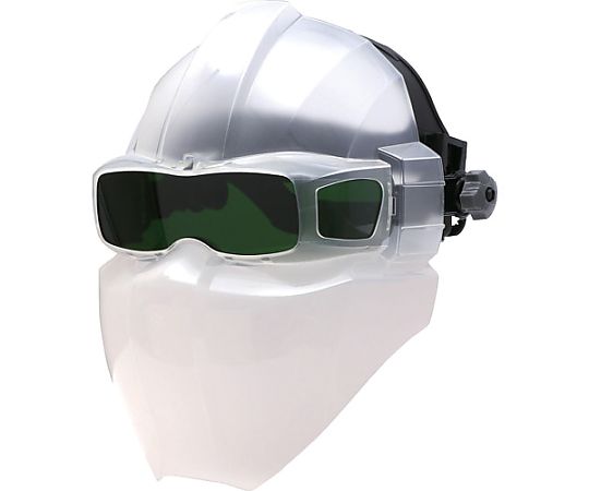 60-7047-46 防災面 フェイスシールド（グリーン） （40359） ISK-FSGR