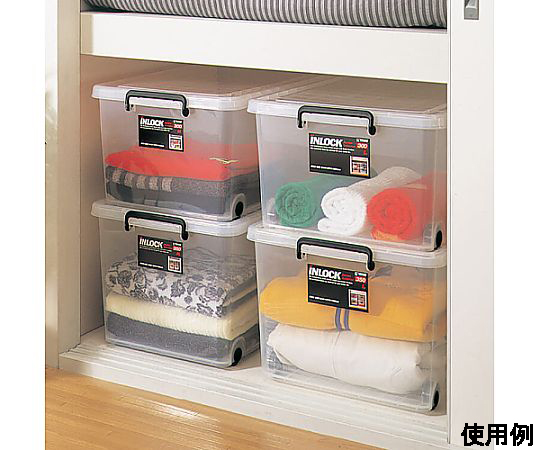 60-7166-56 390x550x350mm バックル収納ケース（キャスタ-付/7個