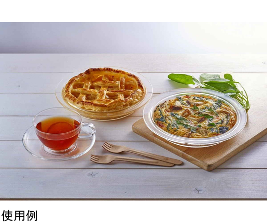 60-7211-67 パイ皿 20cm 耐熱ガラス HPZ-40-BK 【AXEL】 アズワン