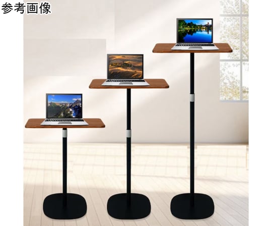 60-7278-29 高さ調節ができるスタンディングデスク AFF-TTS001-WD