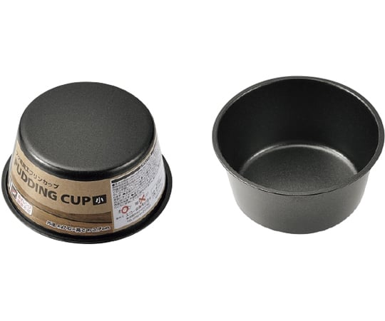 60-7344-76 シリコーン加工 プリンカップ 小 1箱（10個入） 0747-203