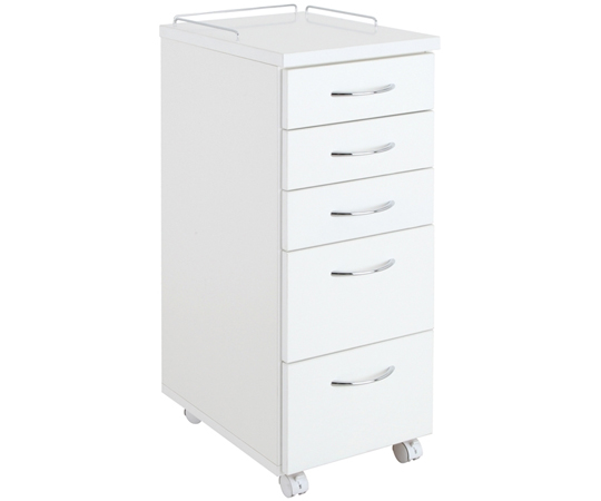 60-8067-57 メディカルワゴン ワイド CI-A450W ホワイト 98809 【AXEL