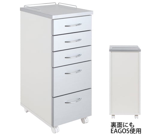 60-8067-56 メディカルワゴン CI-A350S シルバー 98778 【AXEL】 アズワン