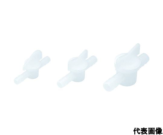 60-9231-16 Fineプラ二方コック タケノコ先端外径10mm 000229602