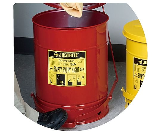 60-9292-34 オイリーウエスト缶 10ガロン J09300 【AXEL】 アズワン