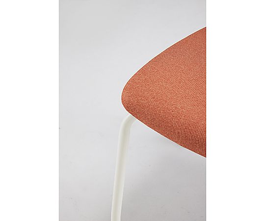 ミーティングチェアー（オセディアE290型） 肘なし ループ脚 背パッド