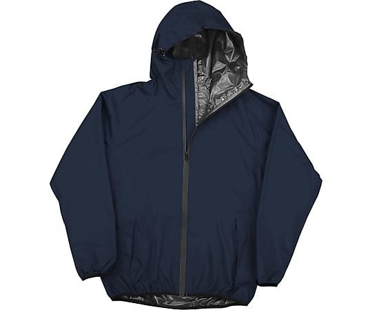 60-9559-98 B-1400 ストレッチレインスーツ ネイビー LL H1400BD-LL