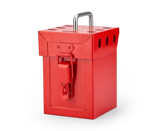 60-9608-20 グループロックアウト用ボックス MINI 赤 J2604-MINI