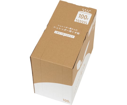 60-9981-71 シュレッダー屋さんシリーズポリ袋100L 1箱(100枚入